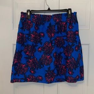 J. Crew Patterned Paper Bag Skirt